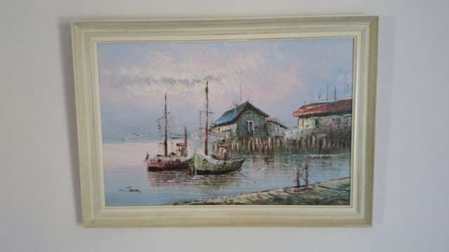 W JONES ORIGINAL OIL PAINTING ON BOARD / MAKE AN OFFER